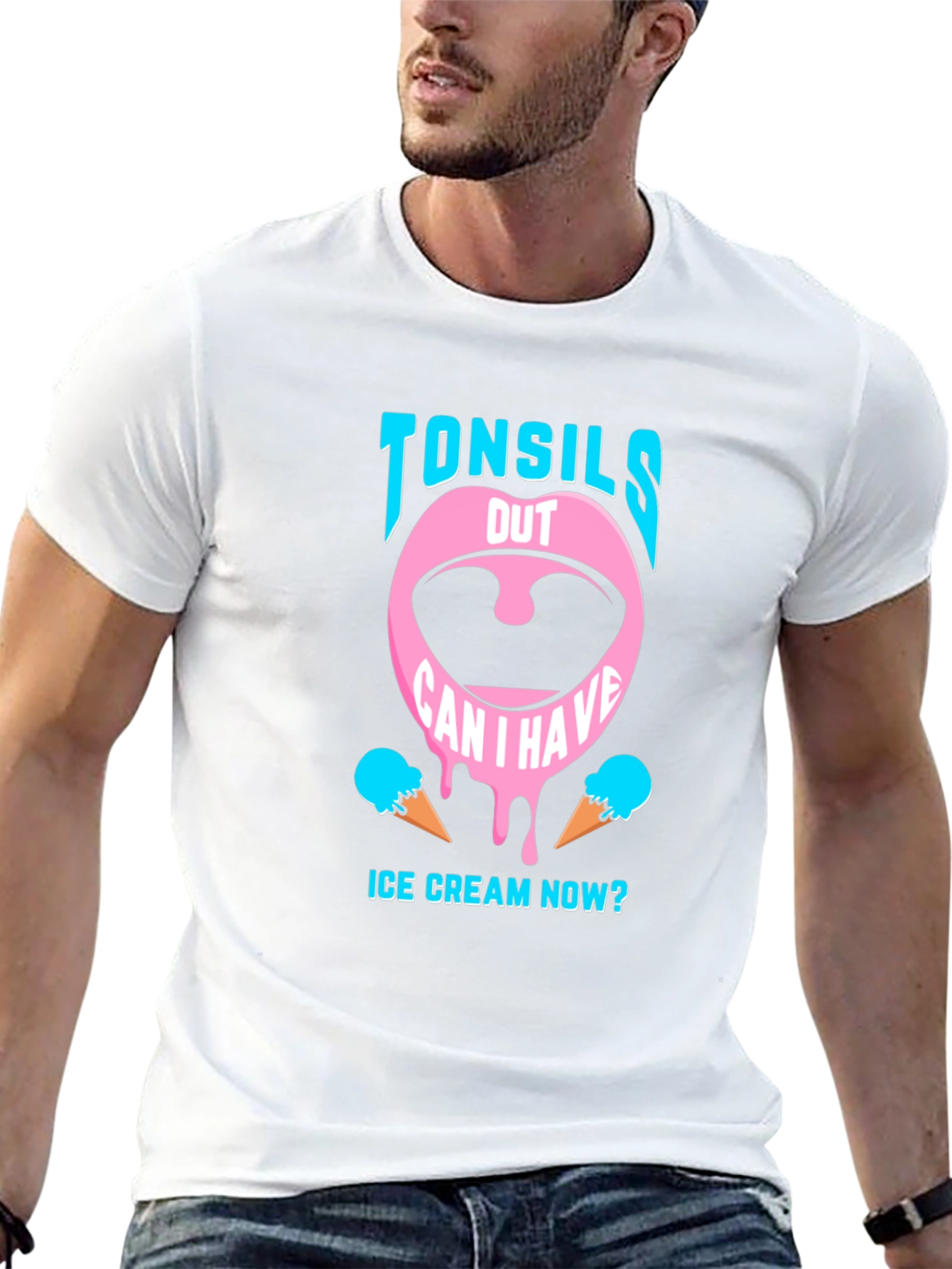Tonsils Out Ice Cream T-Shirt