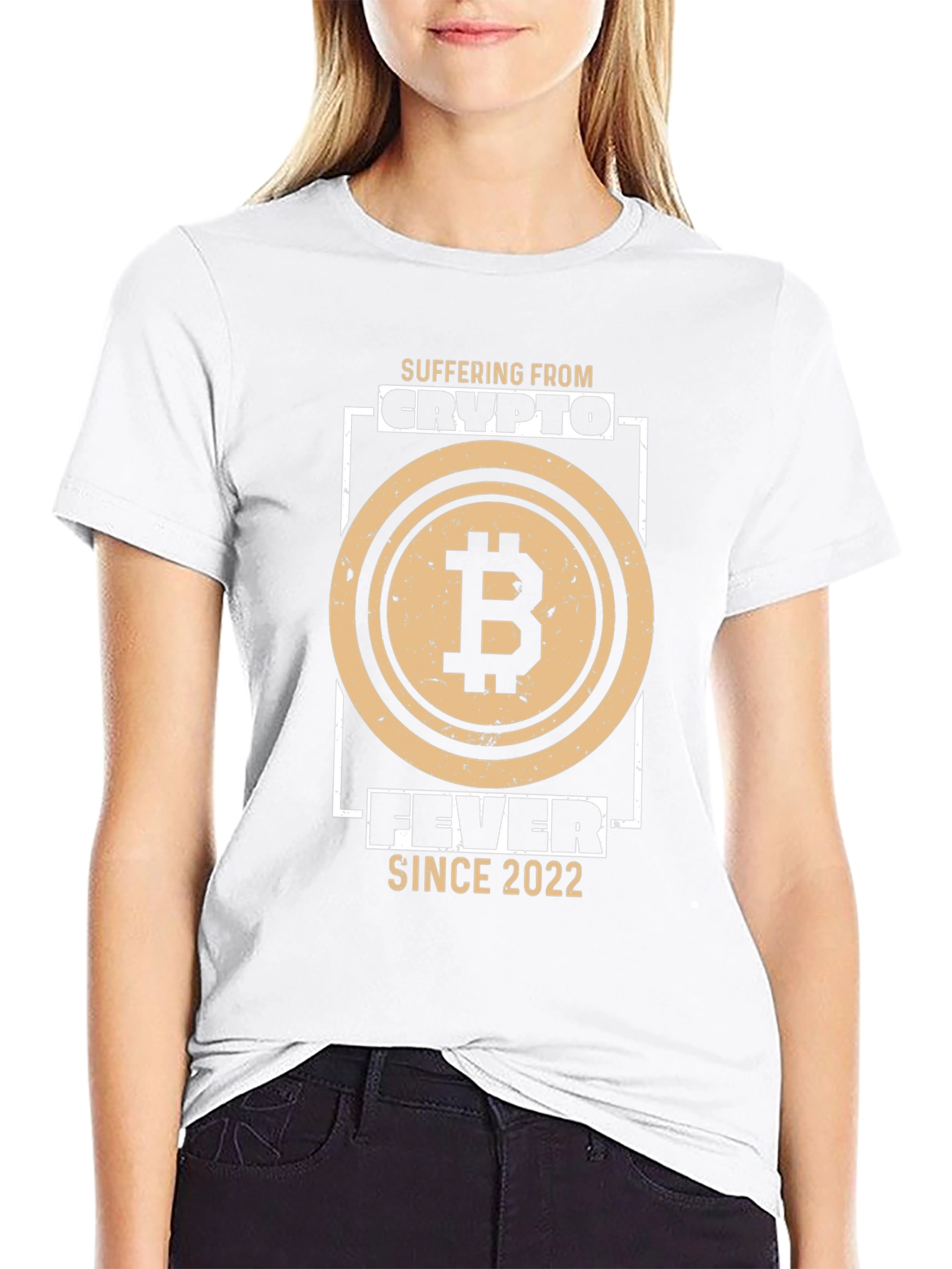 Crypto Fever T-Shirt - Bitcoin Design