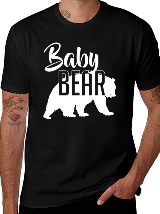 Baby Bear T-Shirt - Black Cotton Blend