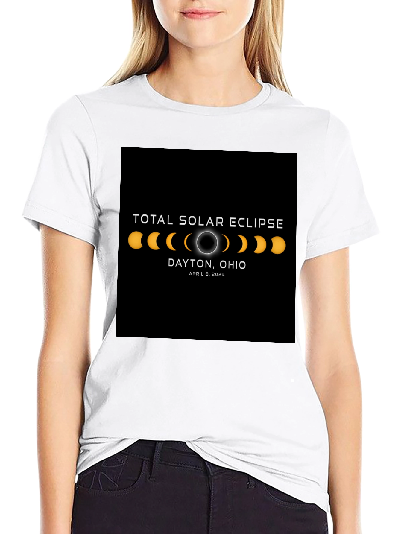 Total Solar Eclipse Dayton Ohio 2024 T-Shirt