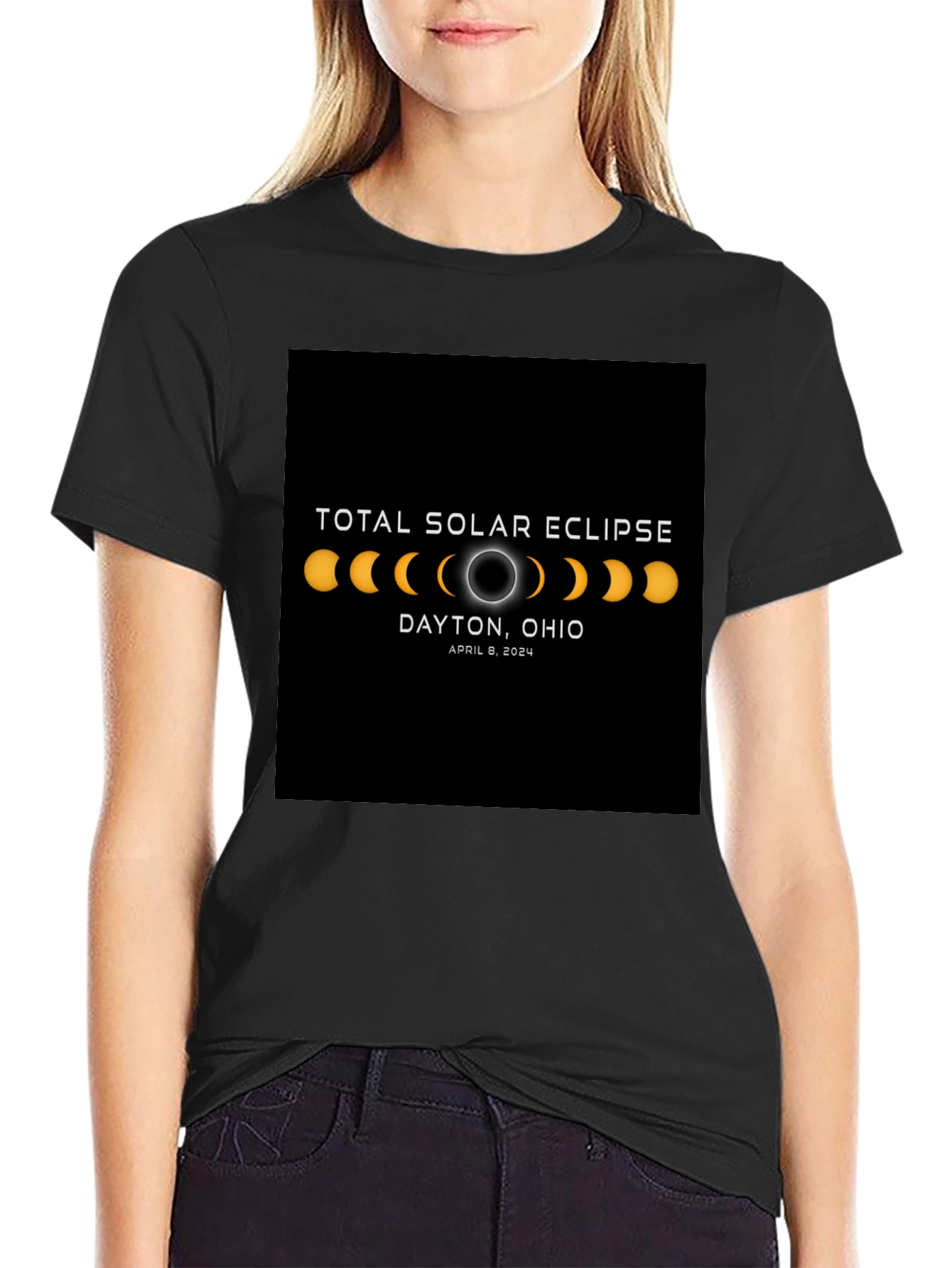 Total Solar Eclipse Dayton Ohio 2024 T-Shirt