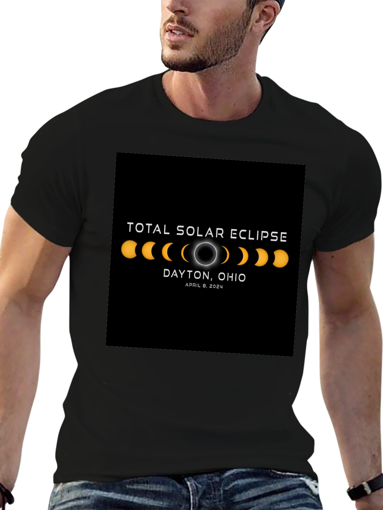 Total Solar Eclipse Dayton Ohio 2024 T-Shirt
