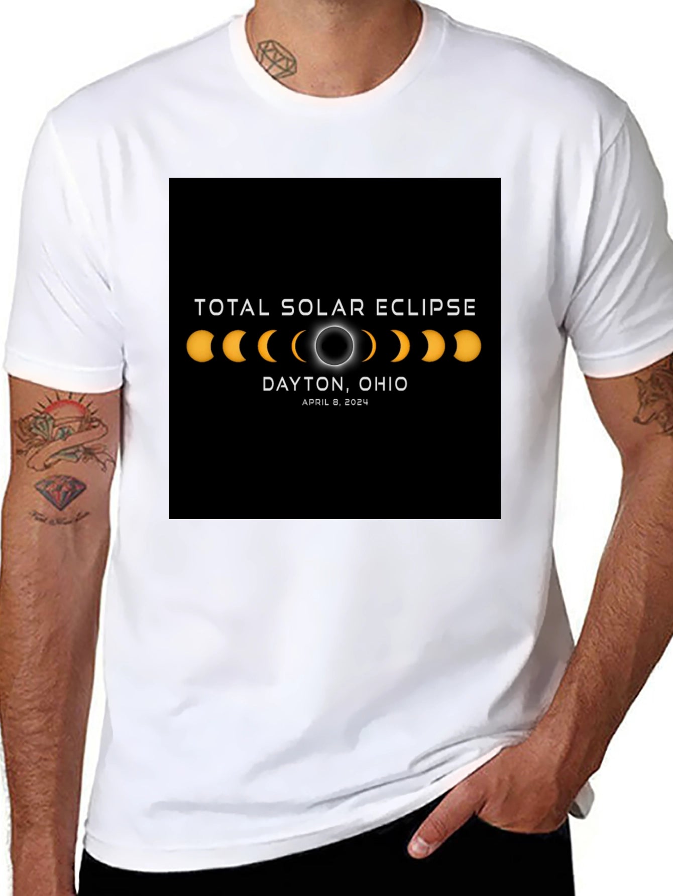 Total Solar Eclipse Dayton Ohio 2024 T-Shirt