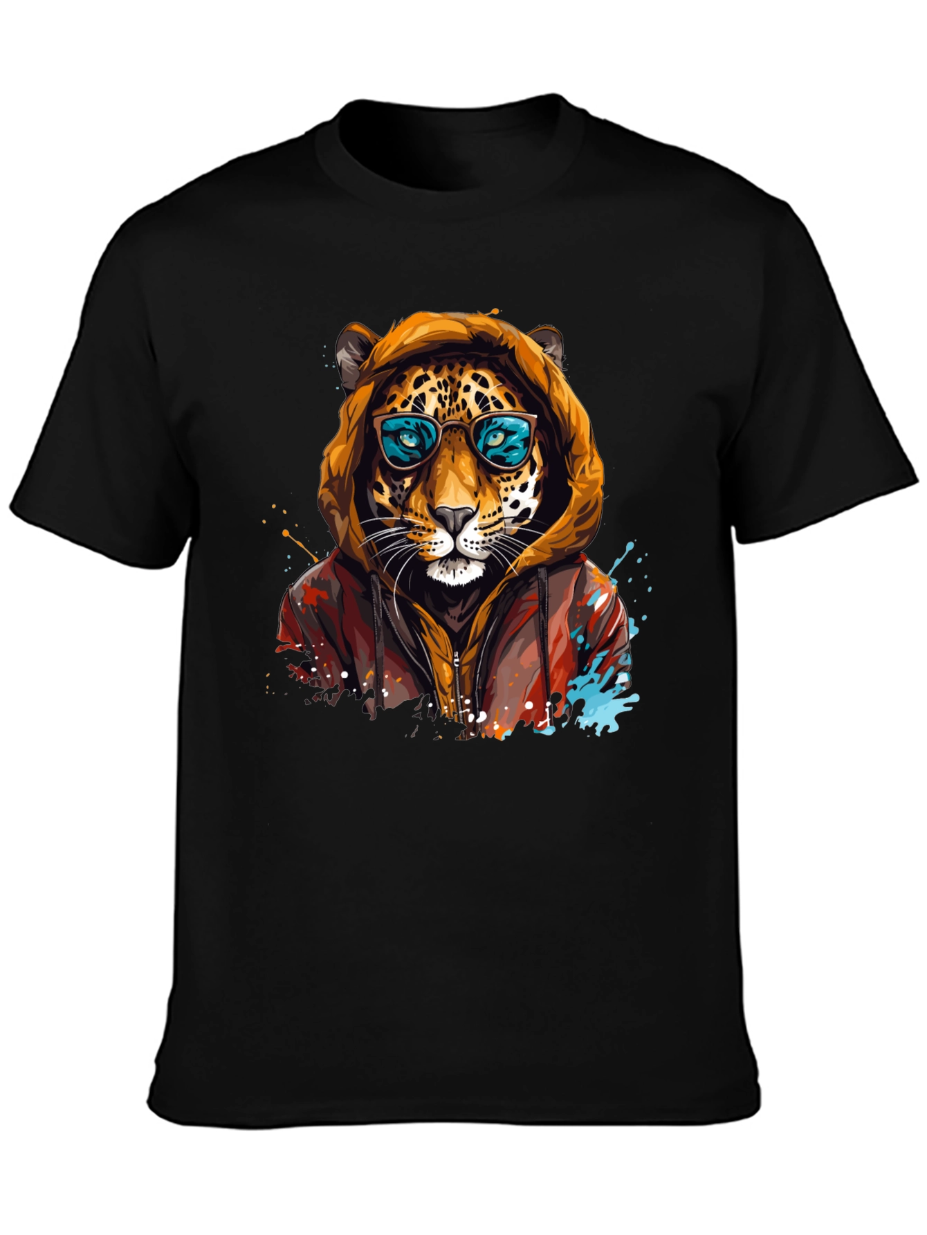 Cool Cat T-Shirt - Stylish Animal Graphic Tee