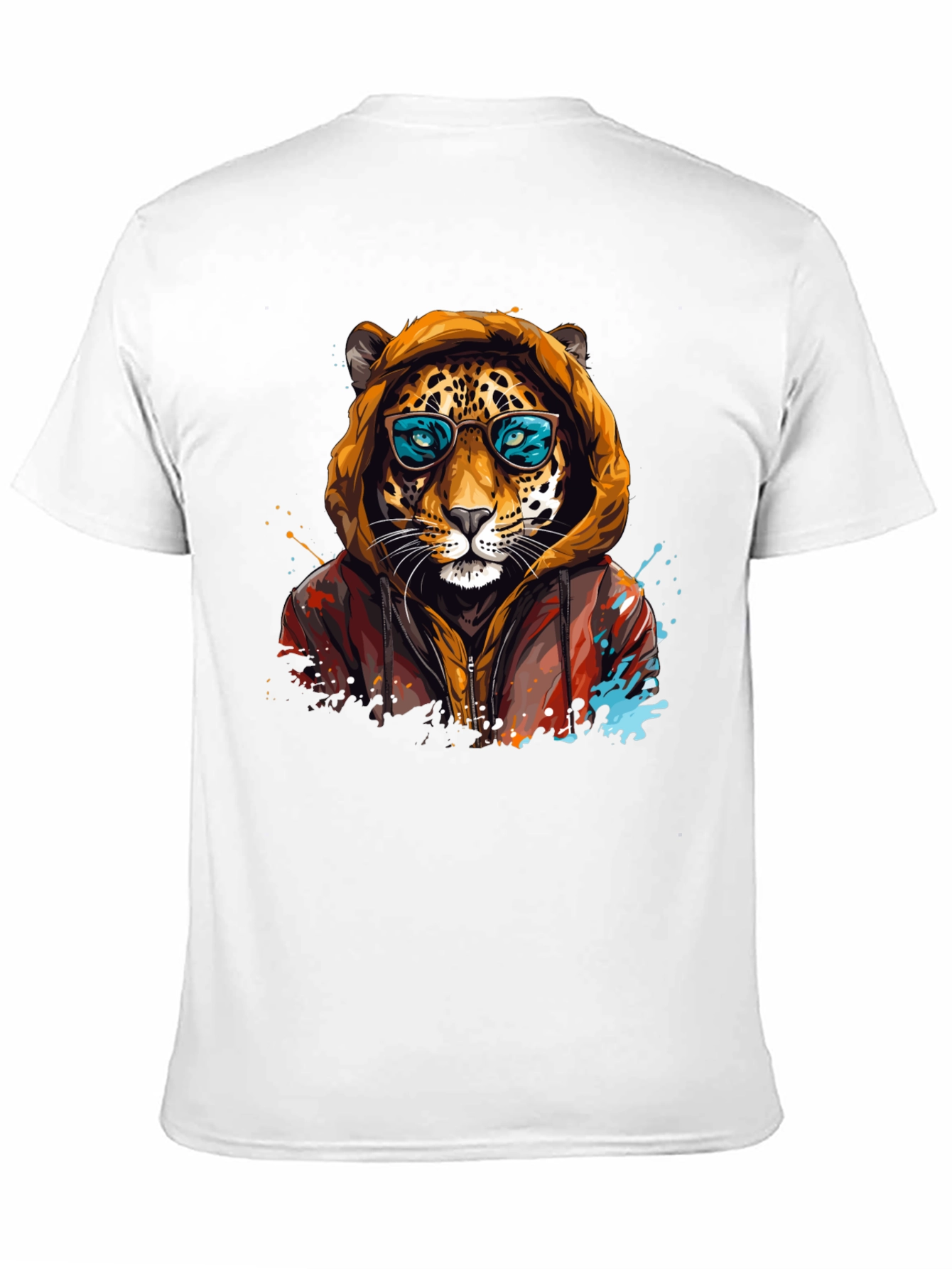 Cool Cat T-Shirt - Stylish Animal Graphic Tee
