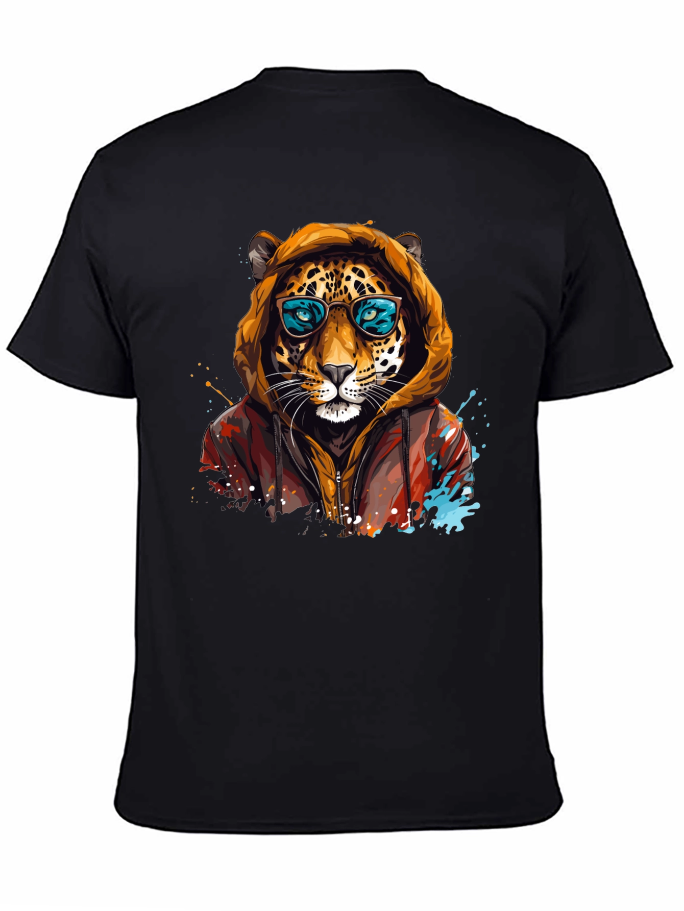Cool Cat T-Shirt - Stylish Animal Graphic Tee