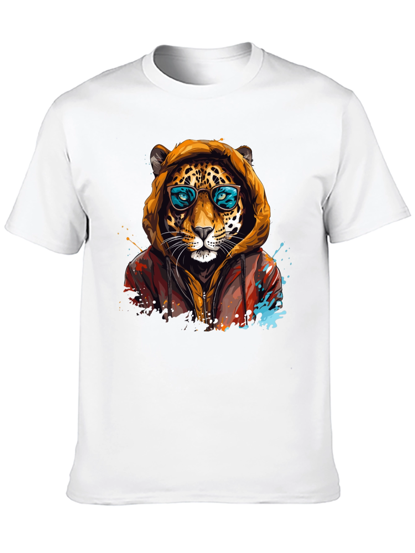 Cool Cat T-Shirt - Stylish Animal Graphic Tee