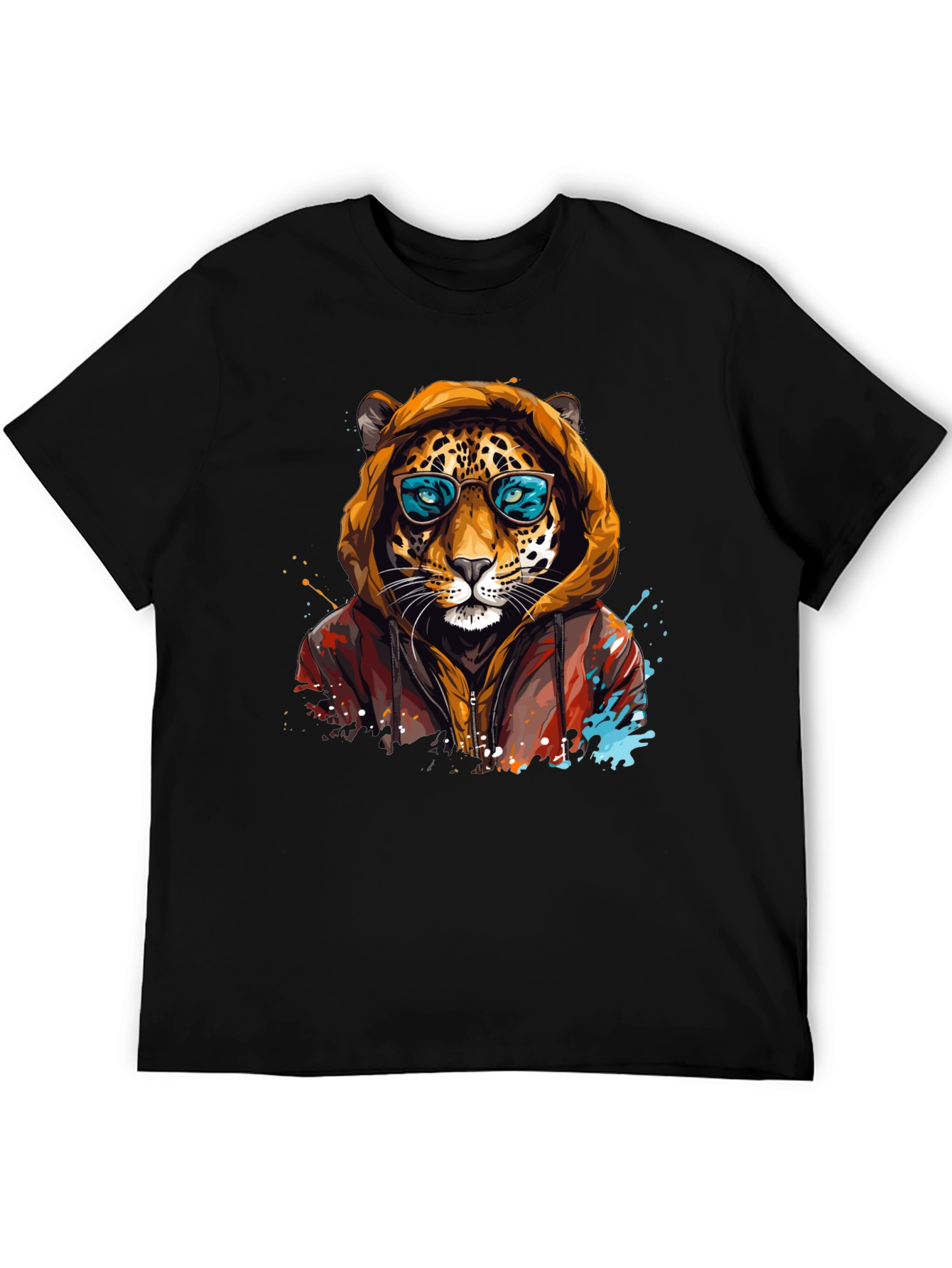 Cool Cat T-Shirt - Stylish Animal Graphic Tee