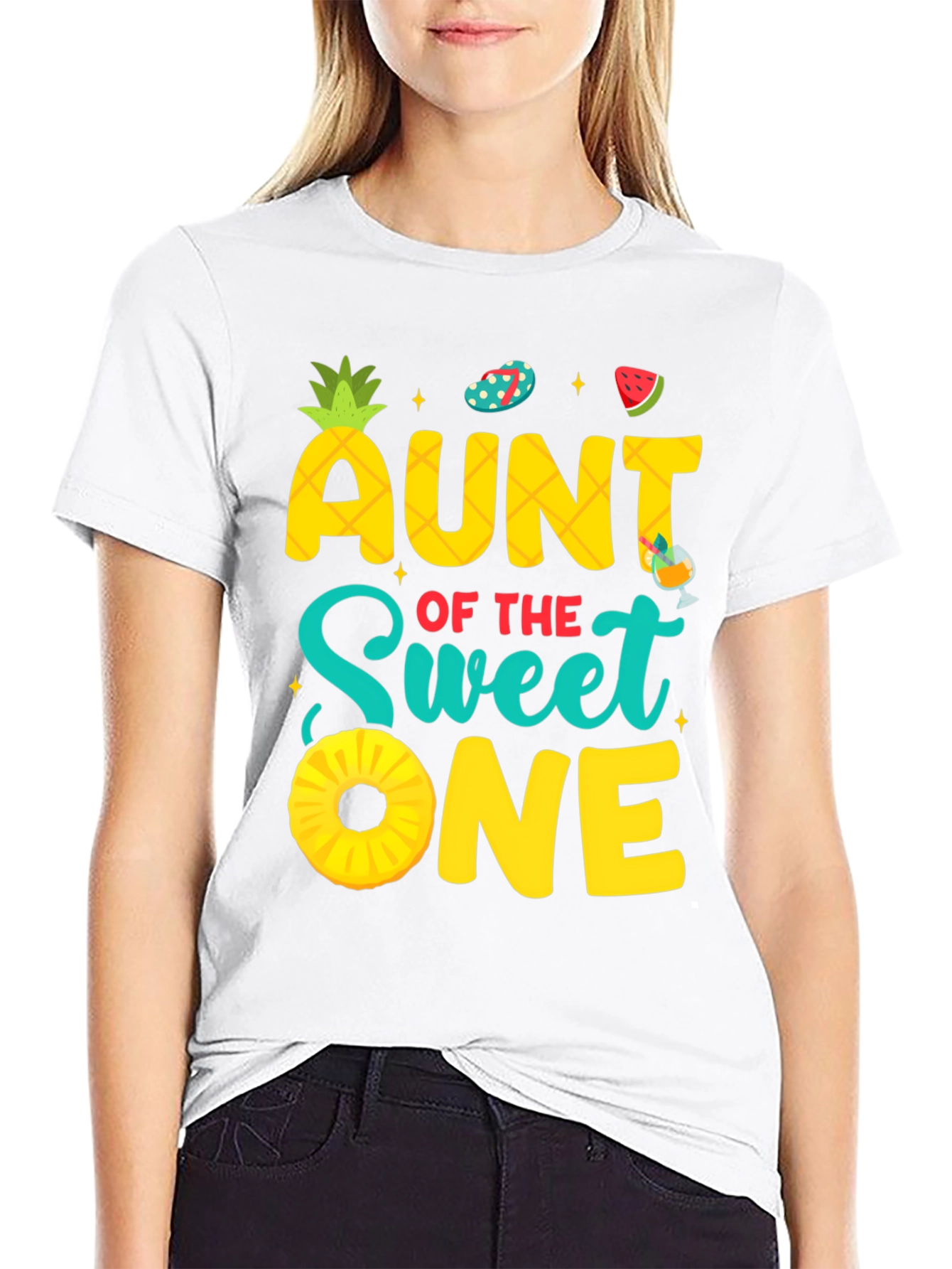 Aunt of the Sweet One T-Shirt | Summer Vibes