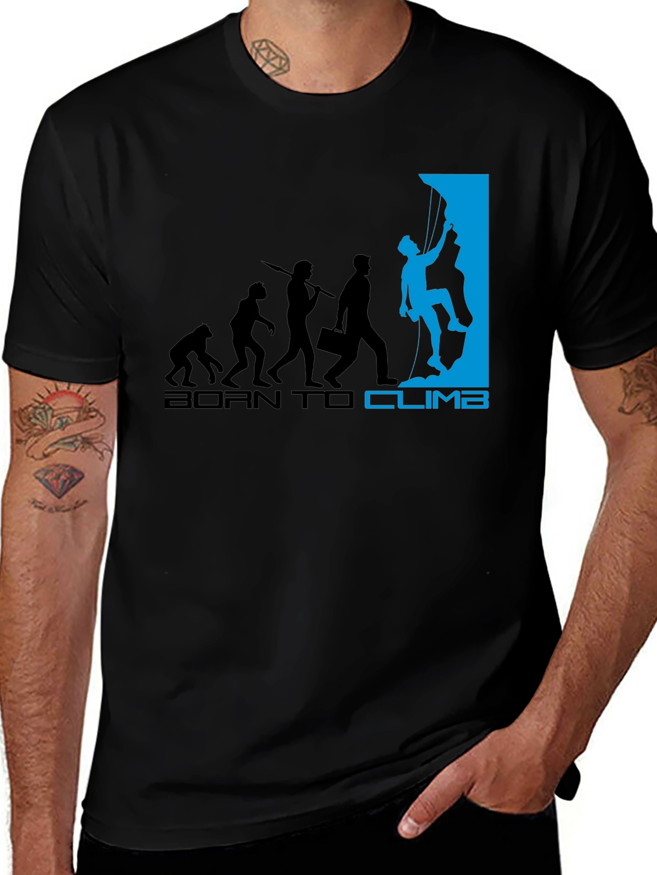 Born to Climb Evolution Graphic Tee
