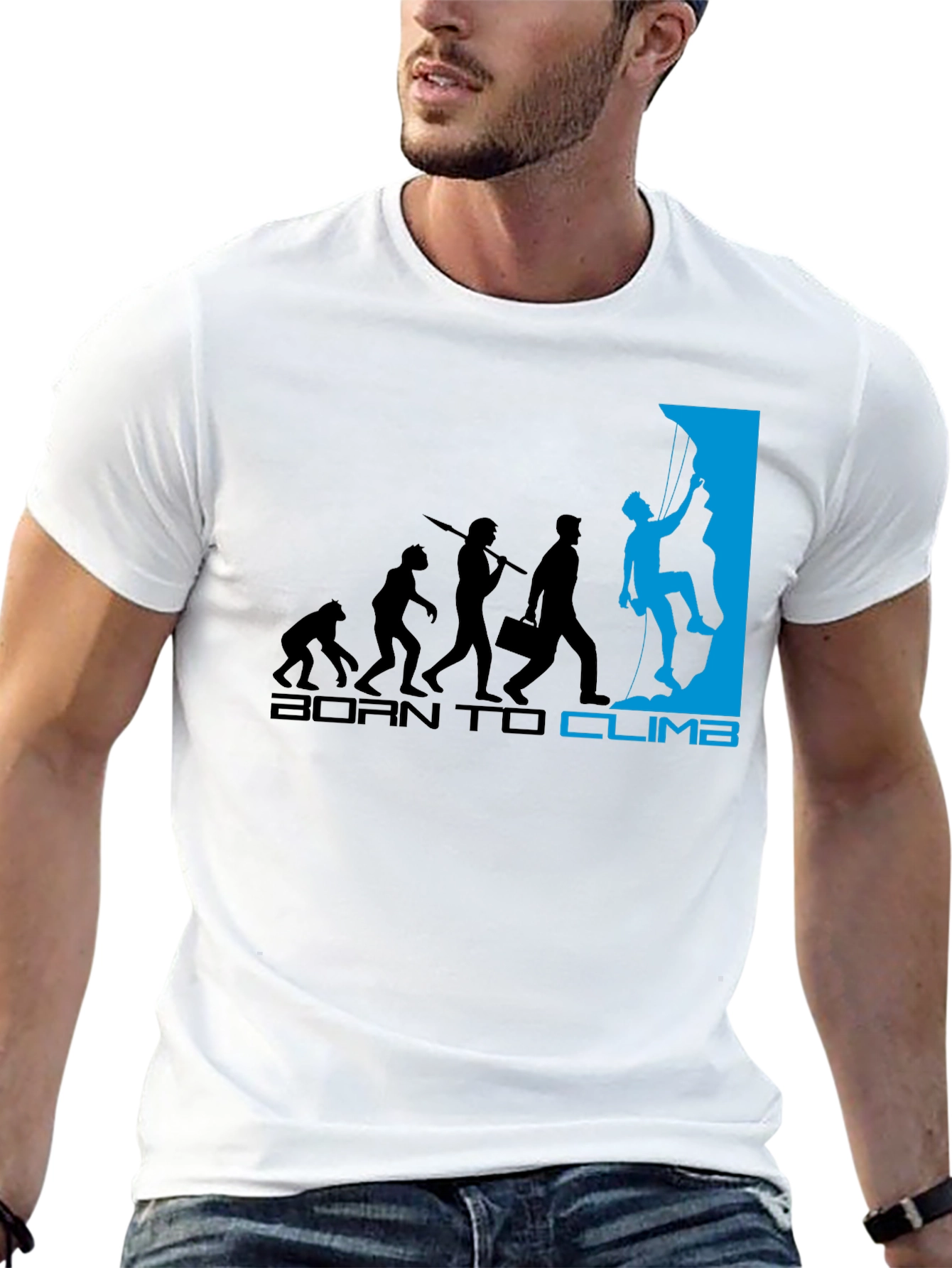 Born to Climb Evolution Graphic Tee