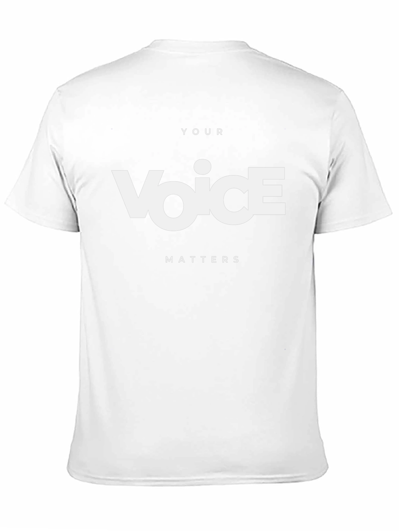 Your Voice Matters Black T-Shirt