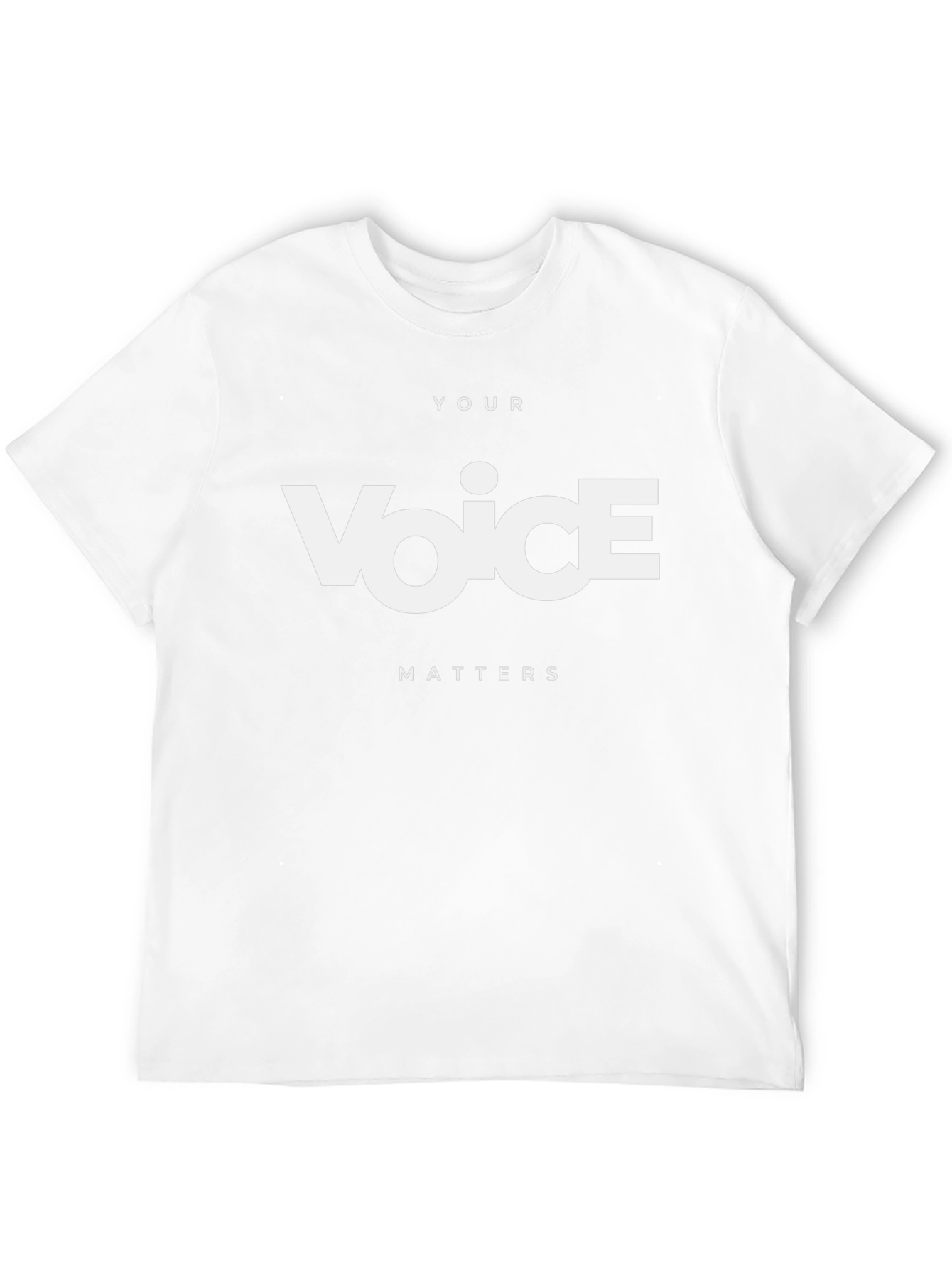Your Voice Matters Black T-Shirt