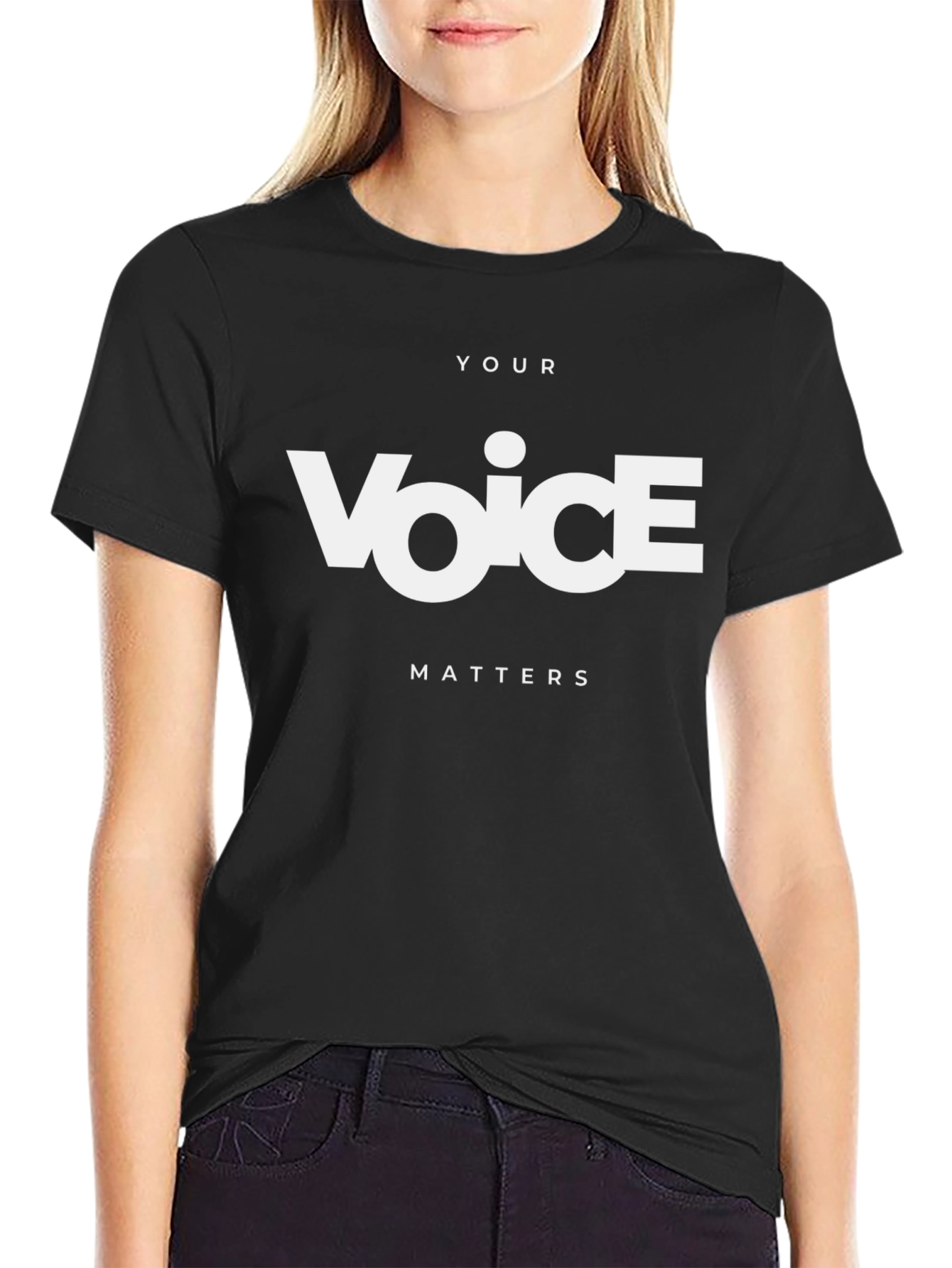 Your Voice Matters Black T-Shirt