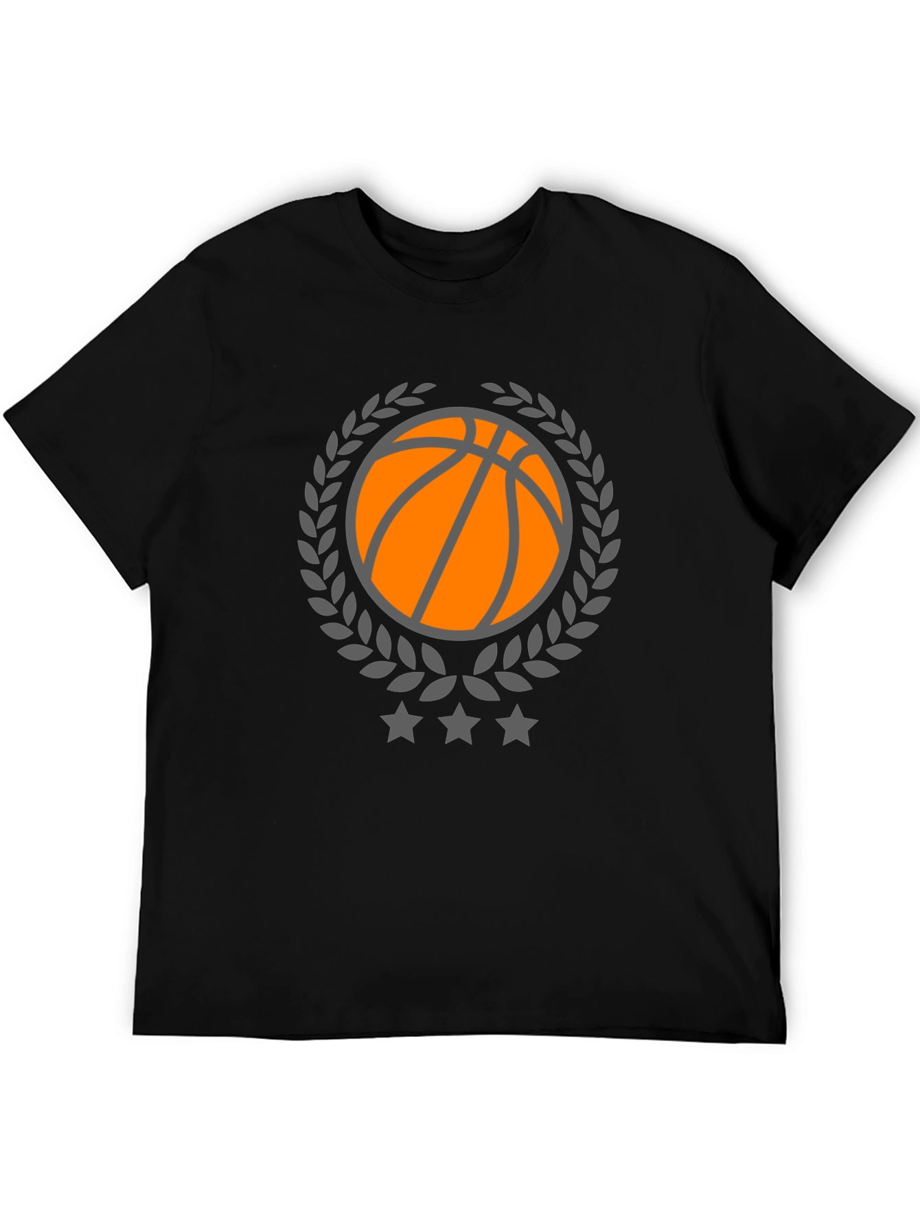 Basketball Wreath Graphic T-Shirt