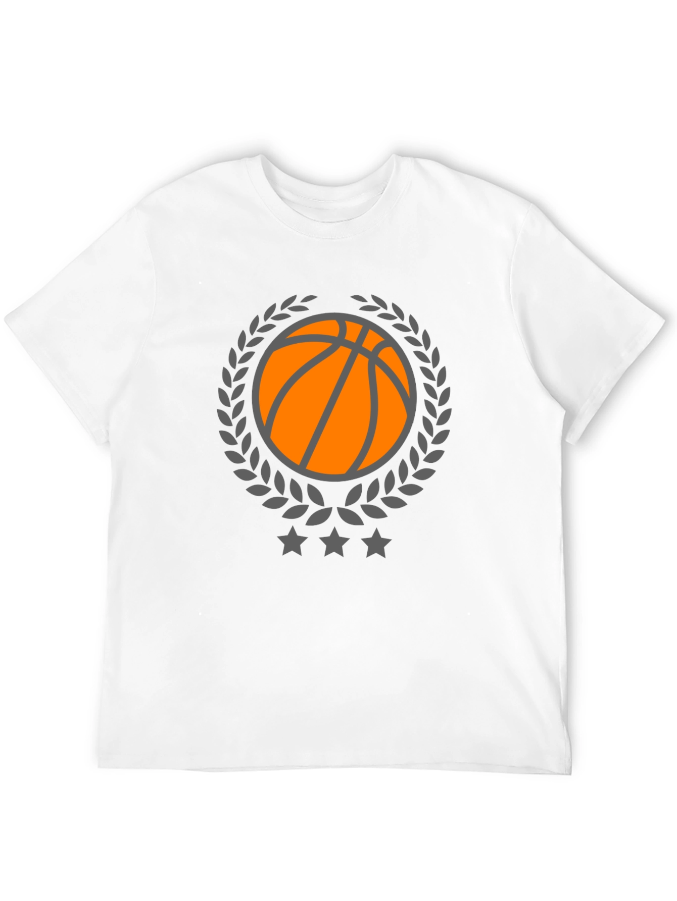 Basketball Wreath Graphic T-Shirt