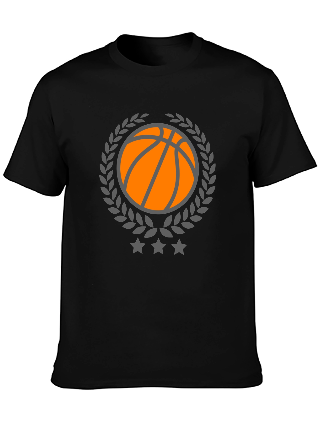 Basketball Wreath Graphic T-Shirt
