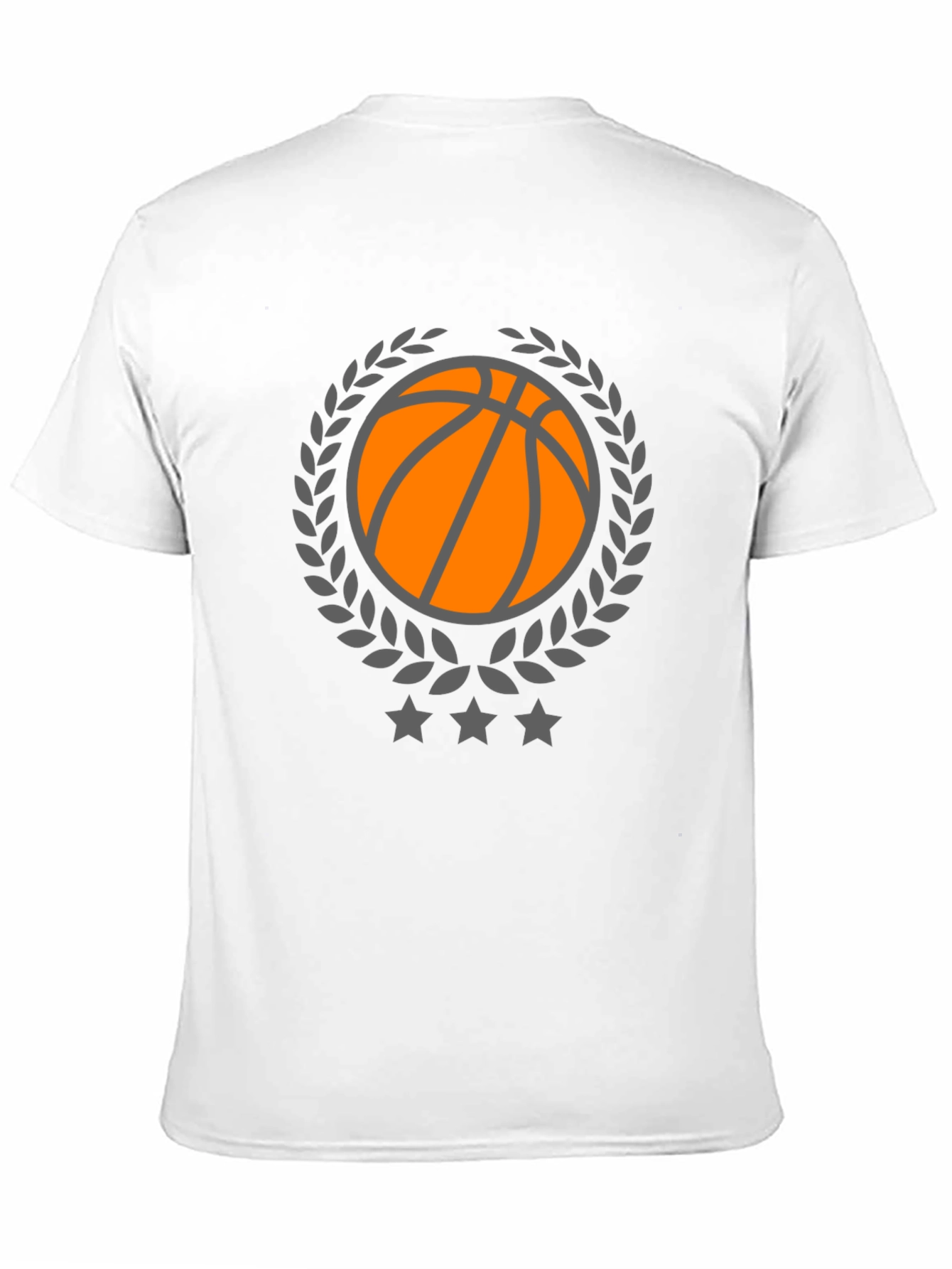 Basketball Wreath Graphic T-Shirt
