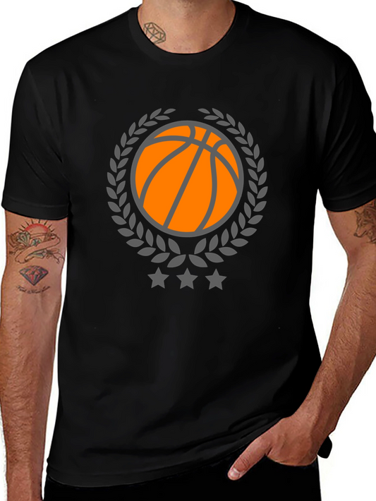 Basketball Wreath Graphic T-Shirt