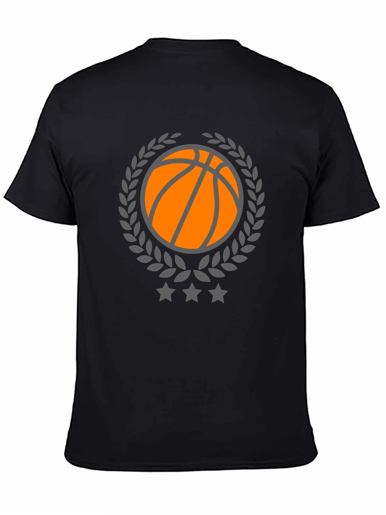 Basketball Wreath Graphic T-Shirt