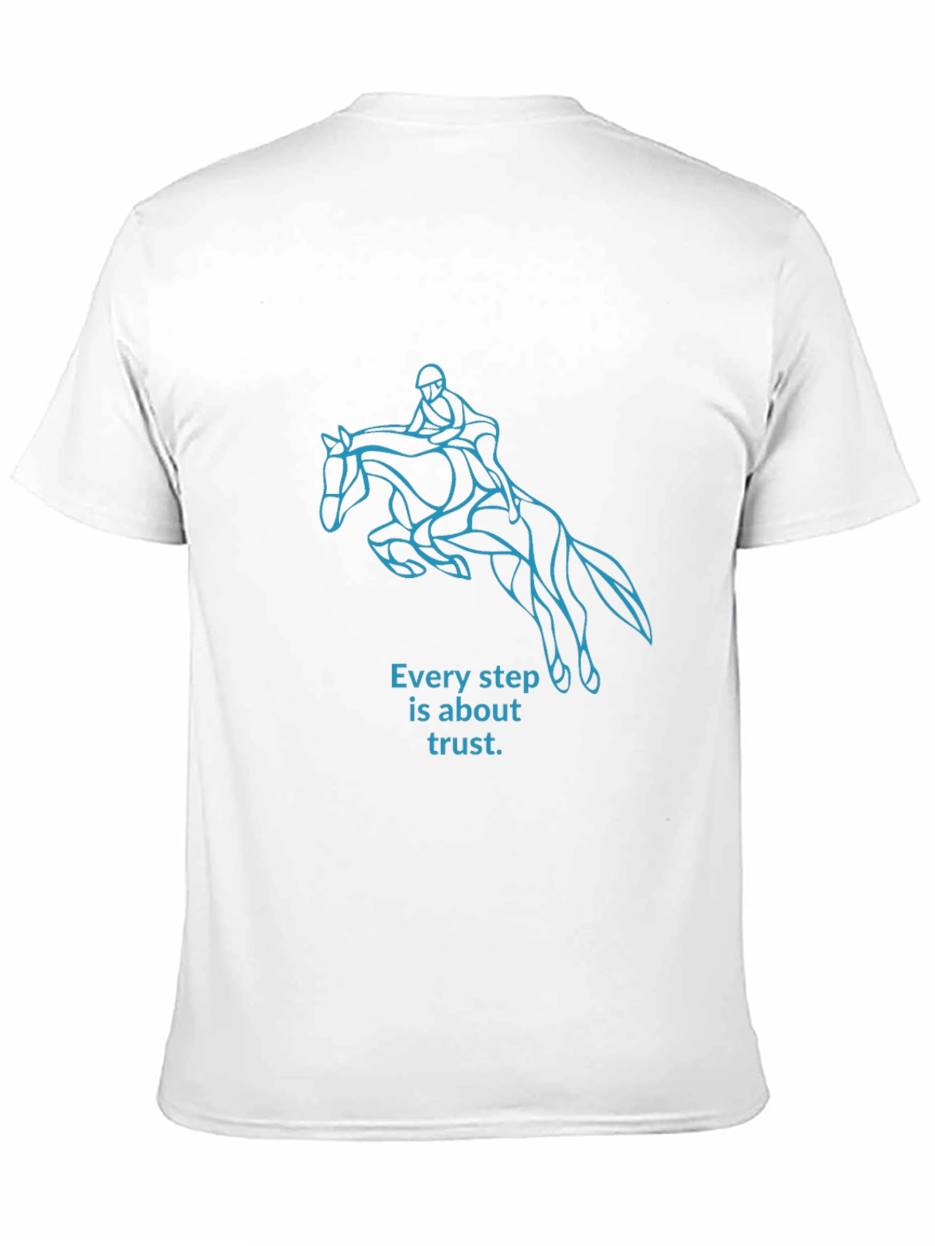 Equestrian Trust T-Shirt:  Black Horseback Riding Tee