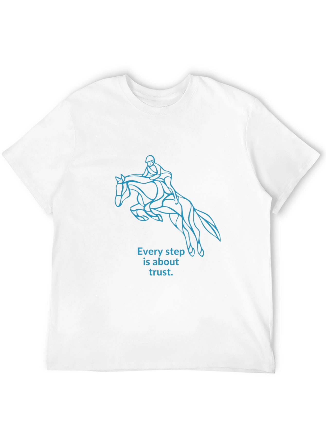 Equestrian Trust T-Shirt:  Black Horseback Riding Tee