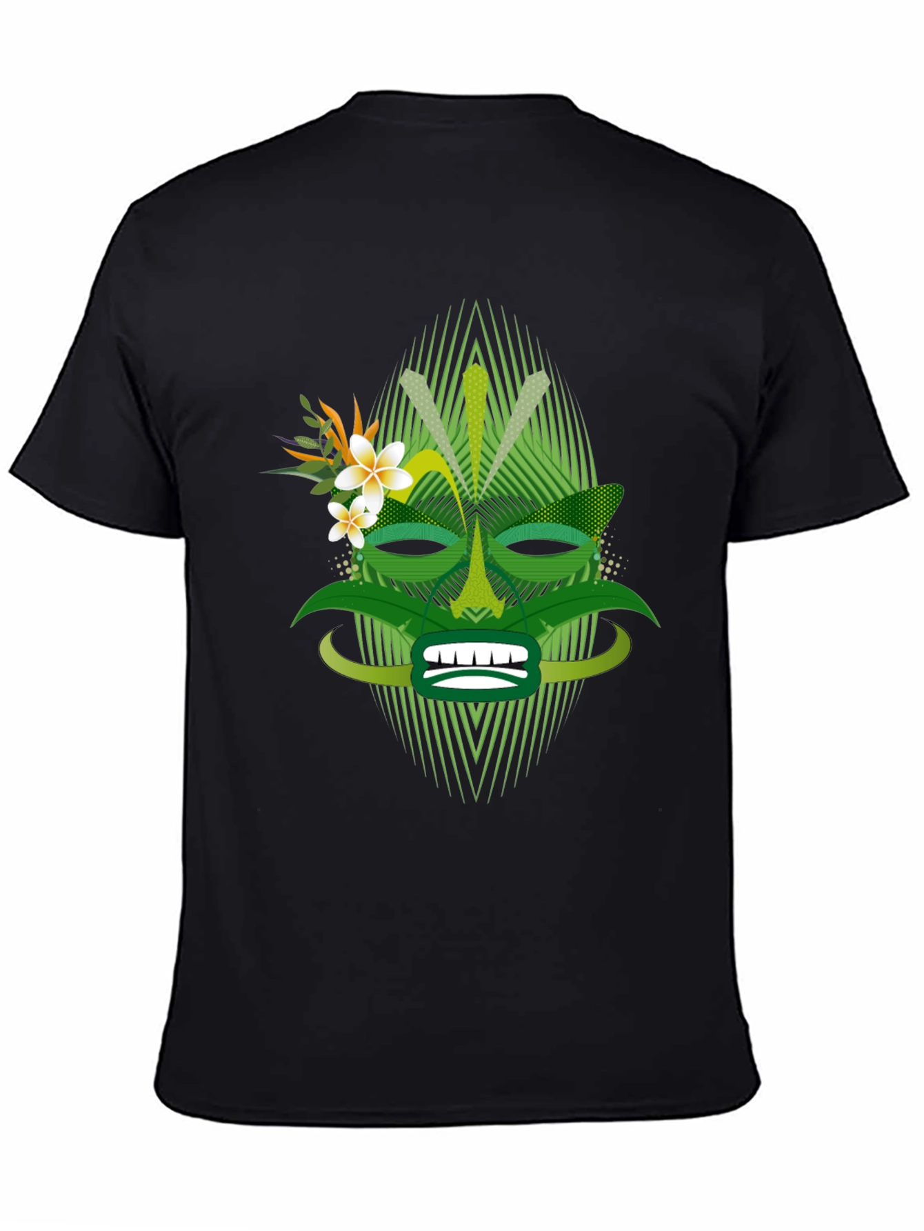 Tropical Tiki Mask Graphic Tee