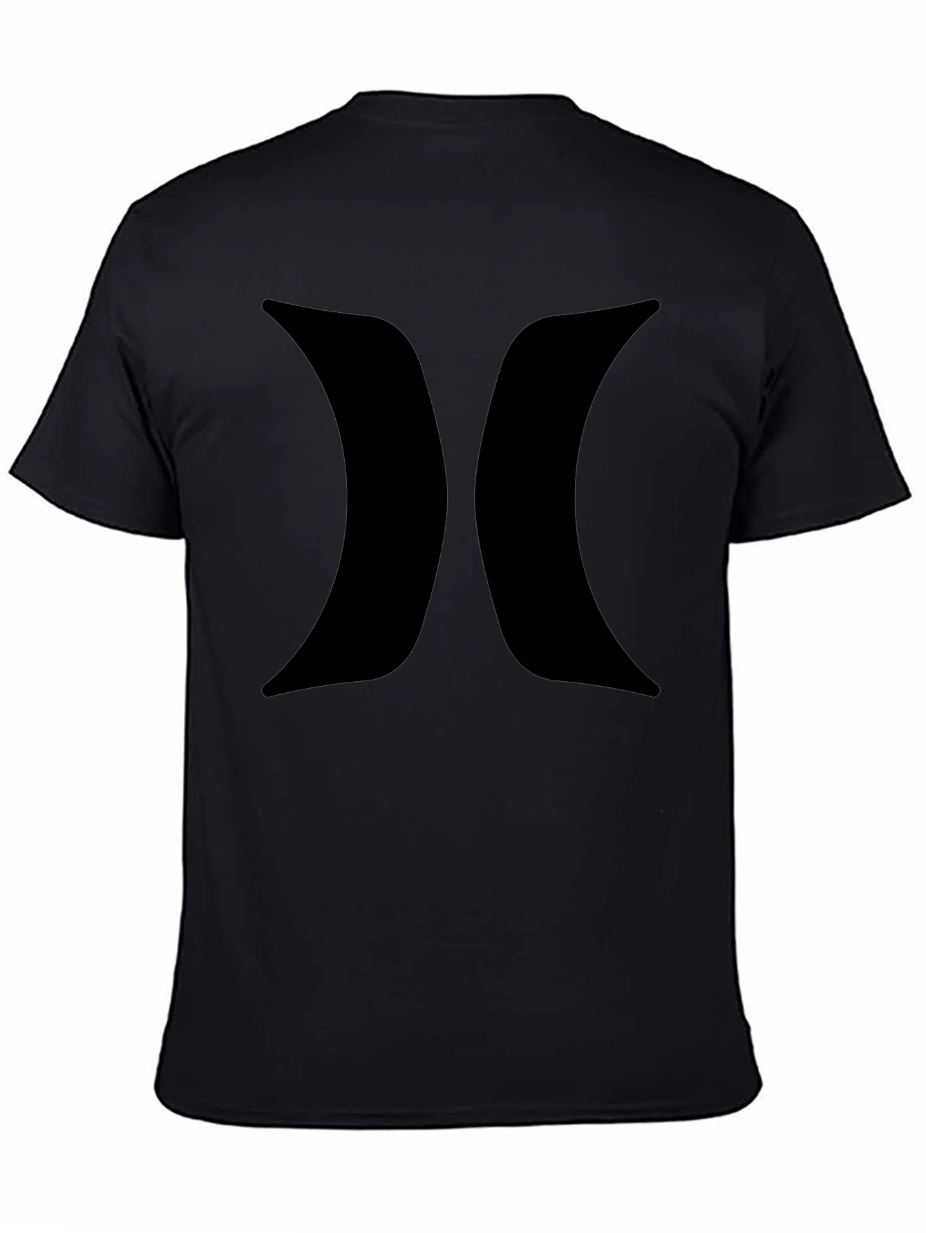 Black Hurley Graphic Tee - Mens Casual Style
