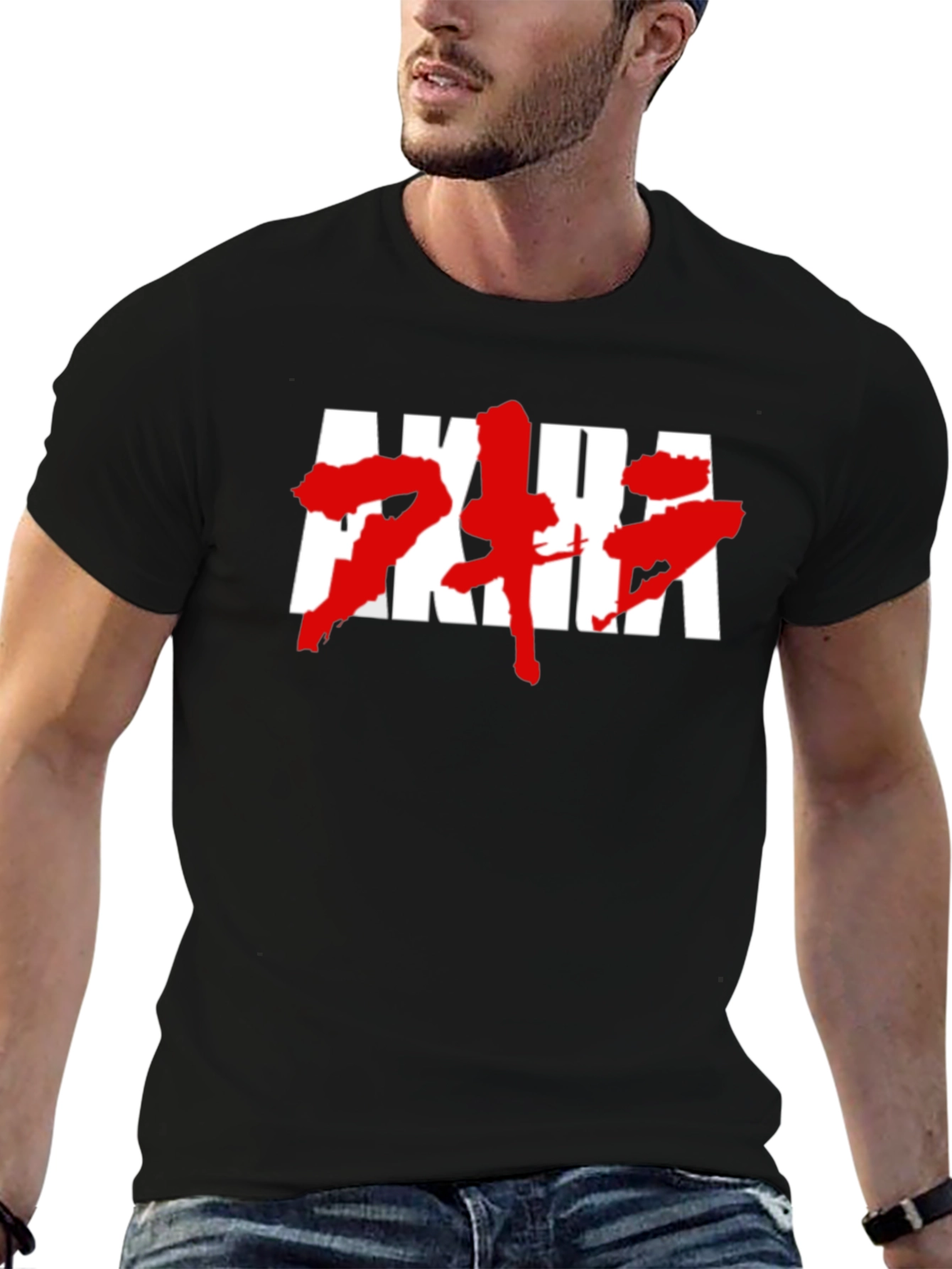 Akira Graphic T-Shirt - Black Cotton Tee