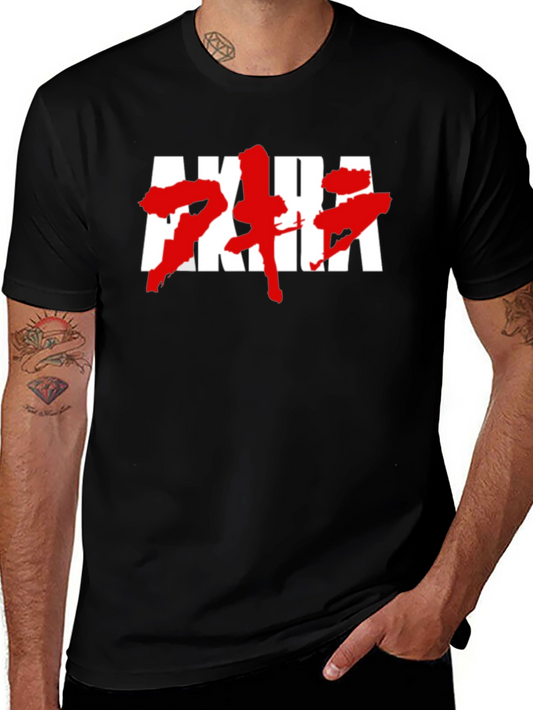 Akira Graphic T-Shirt - Black Cotton Tee