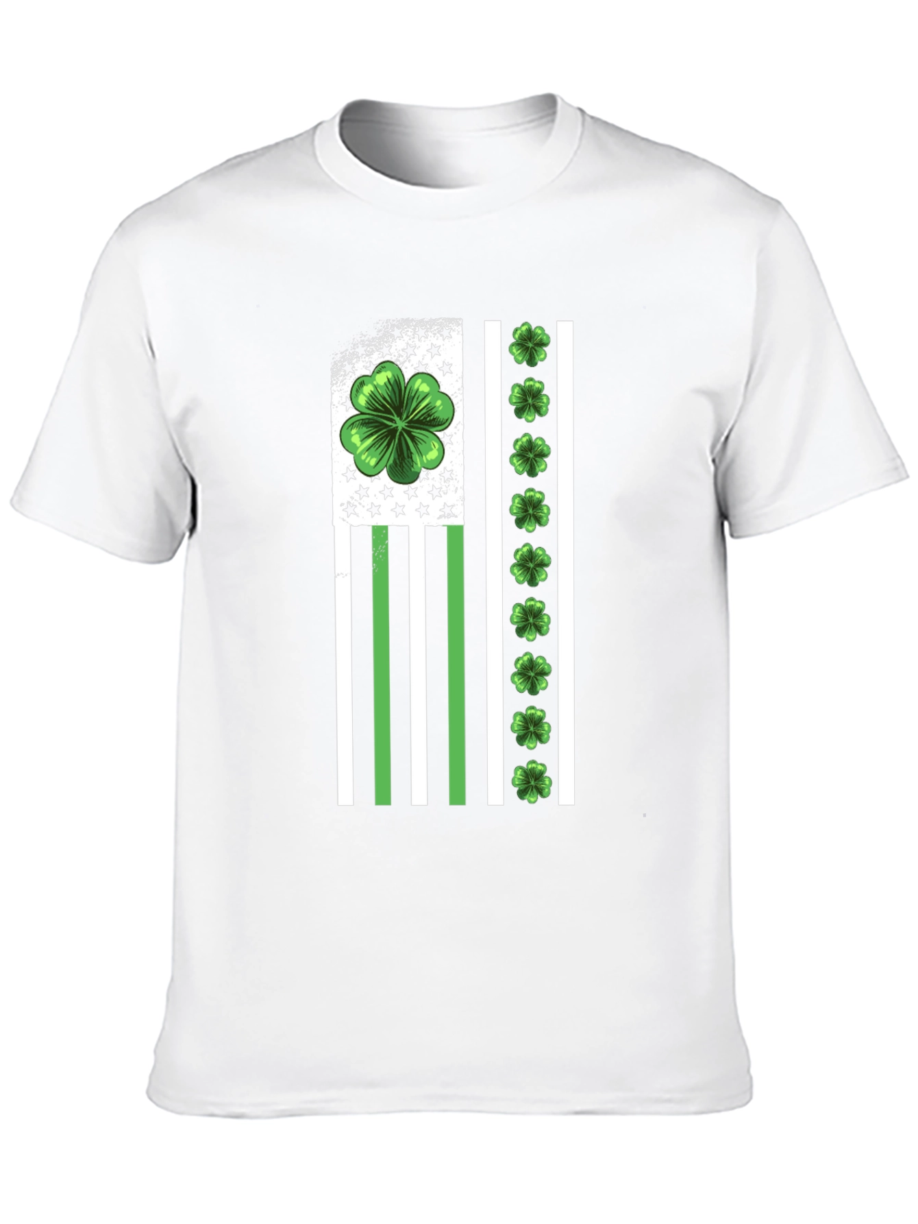 St. Patricks Day Clover Graphic Tee