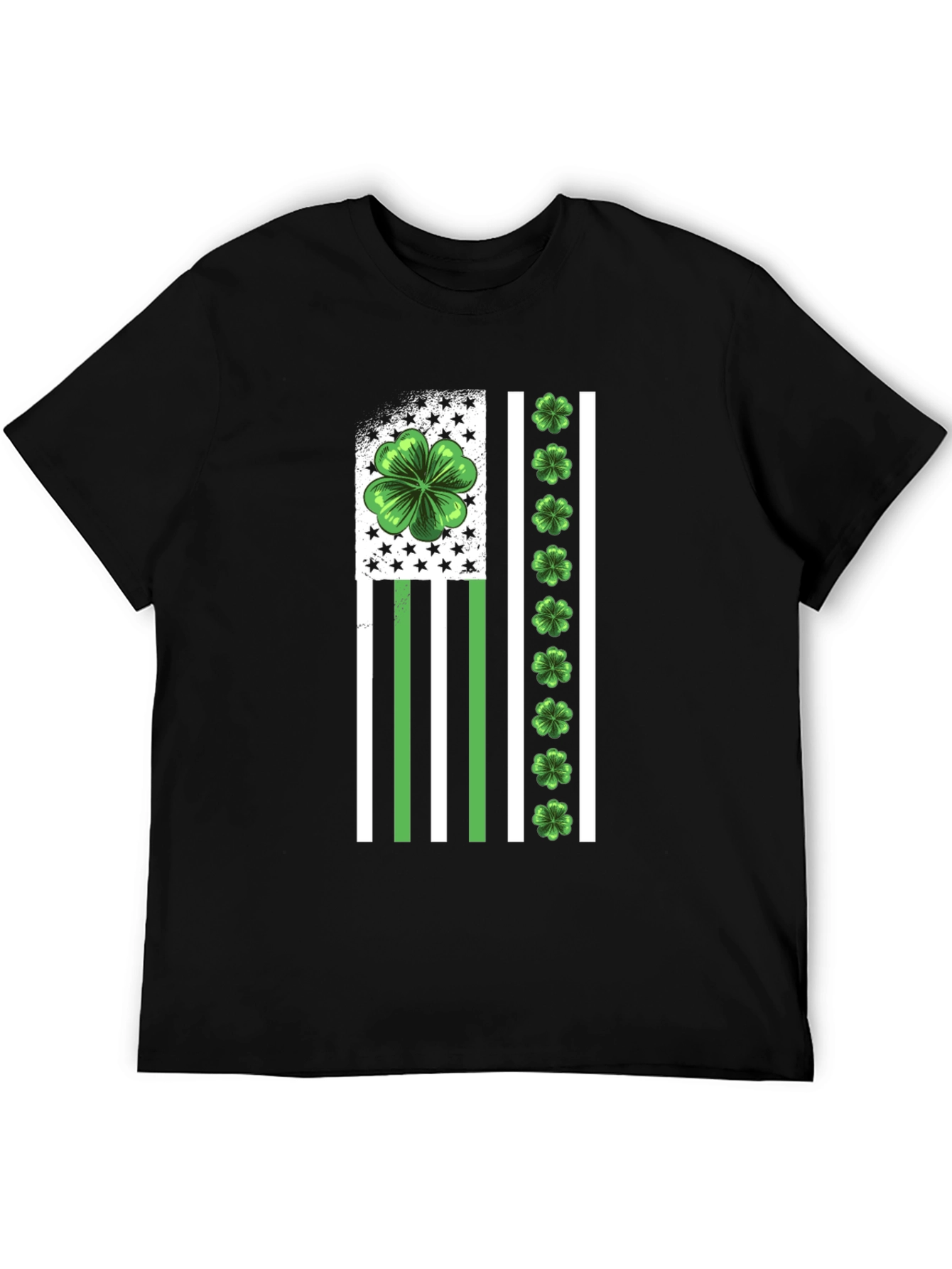 St. Patricks Day Clover Graphic Tee