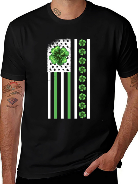 St. Patricks Day Clover Graphic Tee