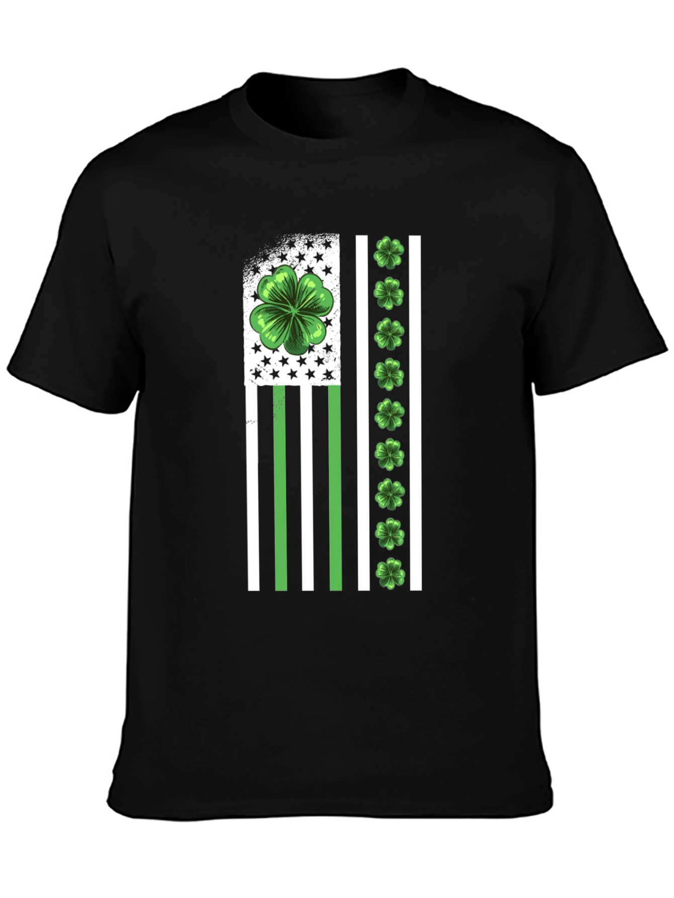 St. Patricks Day Clover Graphic Tee