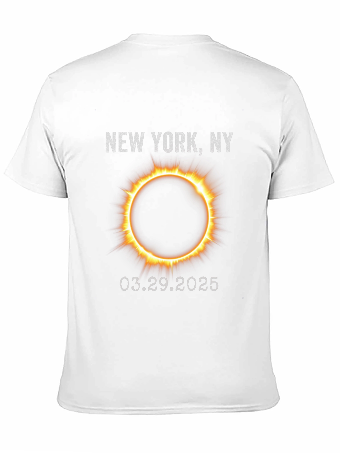 New York Eclipse 2025 Graphic Tee
