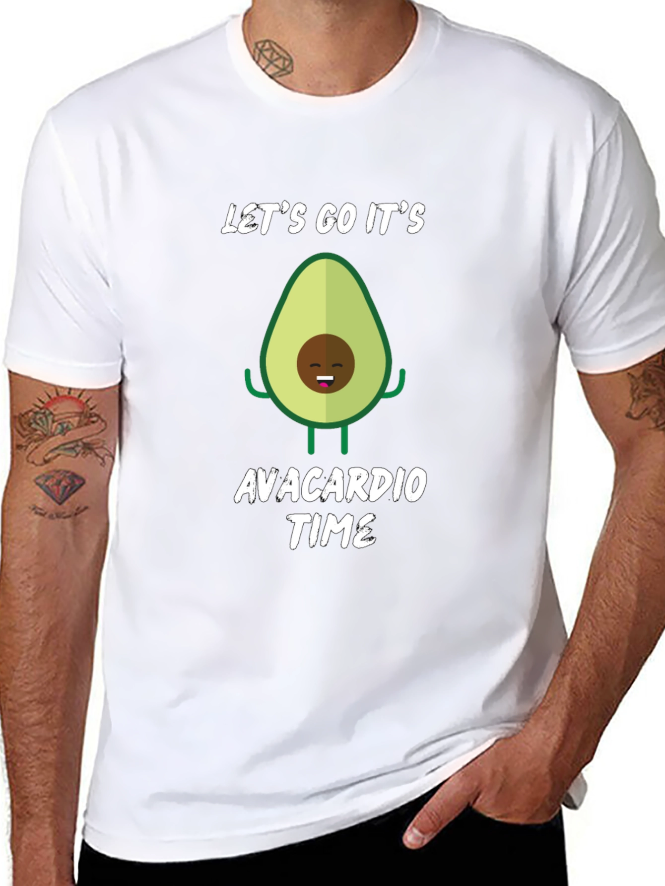 Avacardio Time Black T-Shirt