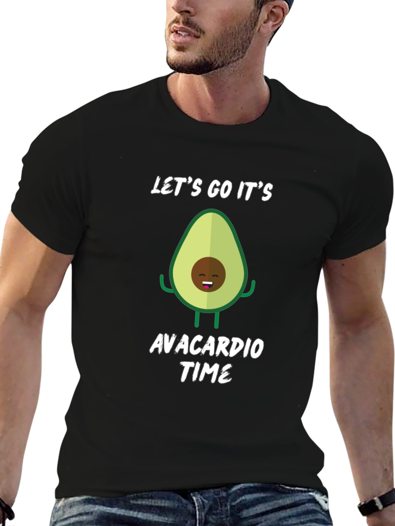Avacardio Time Black T-Shirt