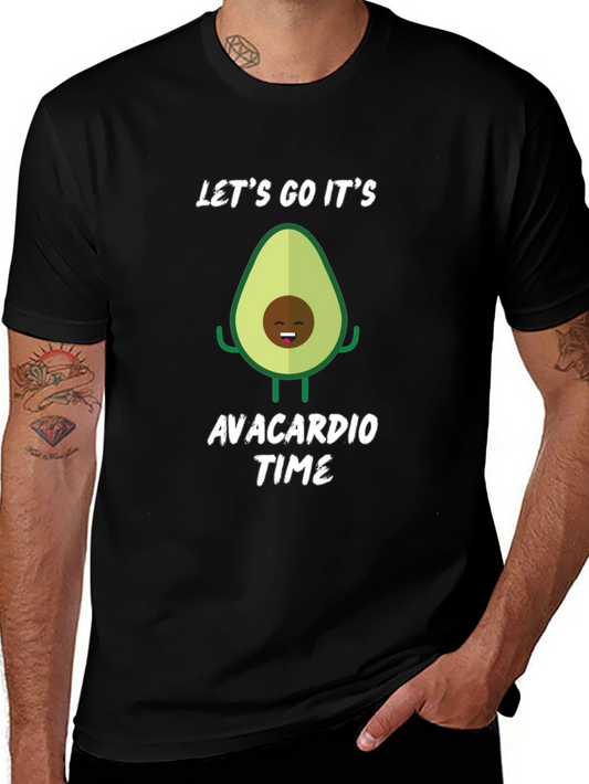 Avacardio Time Black T-Shirt