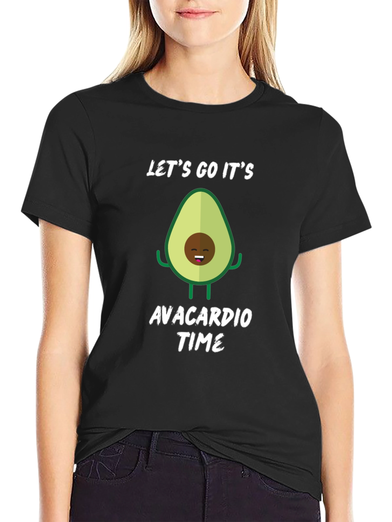 Avacardio Time Black T-Shirt