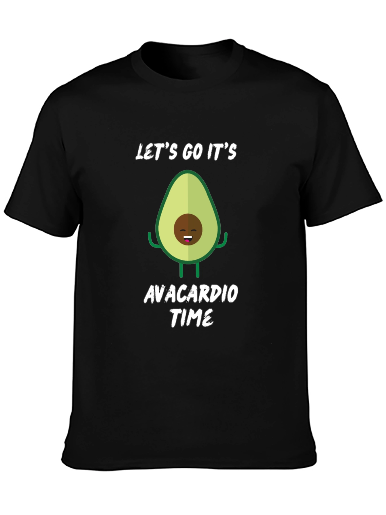 Avacardio Time Black T-Shirt