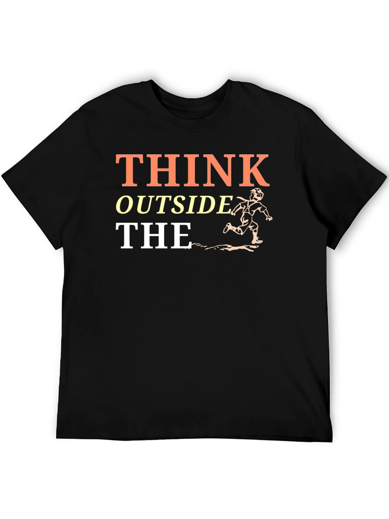 Think Outside the Box T-Shirt - Black