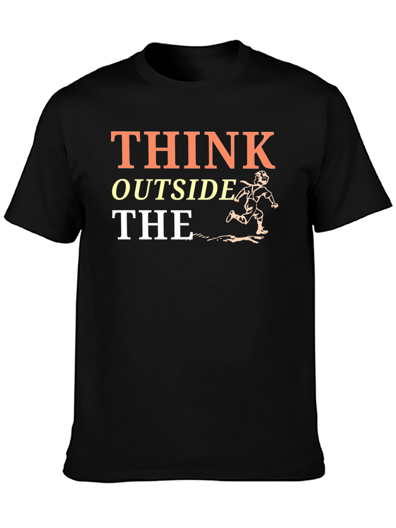 Think Outside the Box T-Shirt - Black