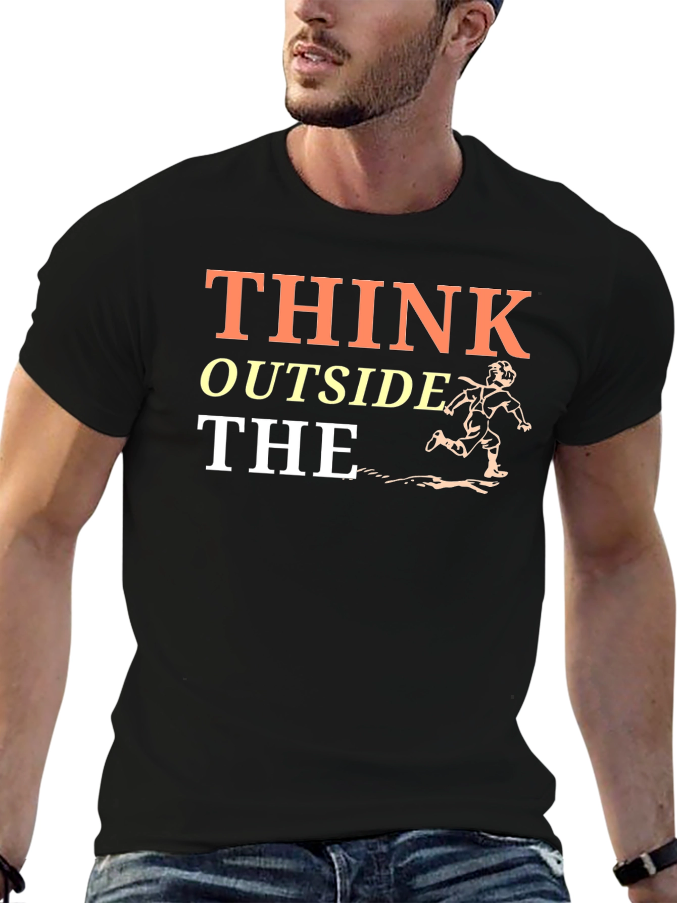 Think Outside the Box T-Shirt - Black