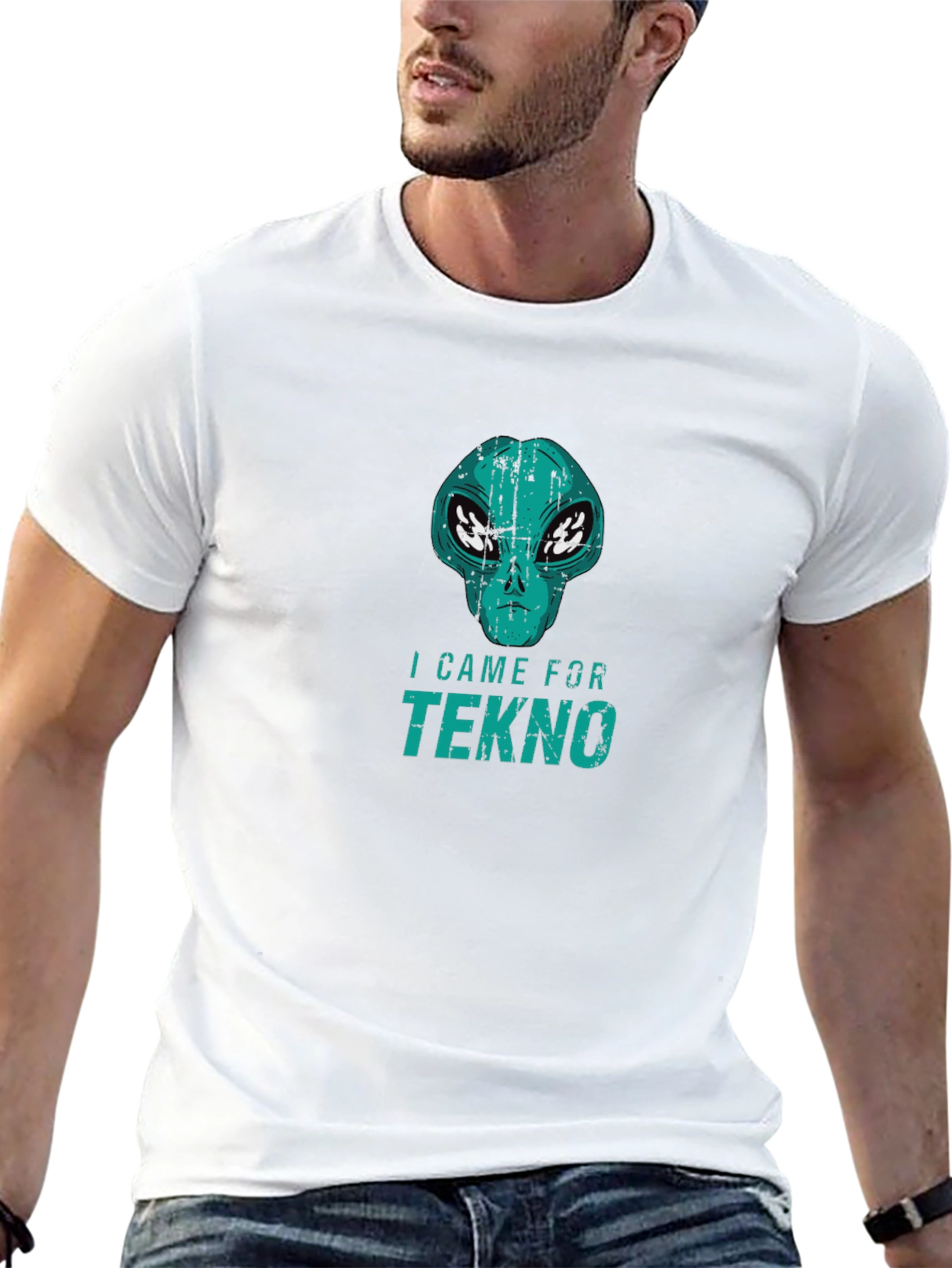 I Came For Tekno Alien Graphic T-Shirt