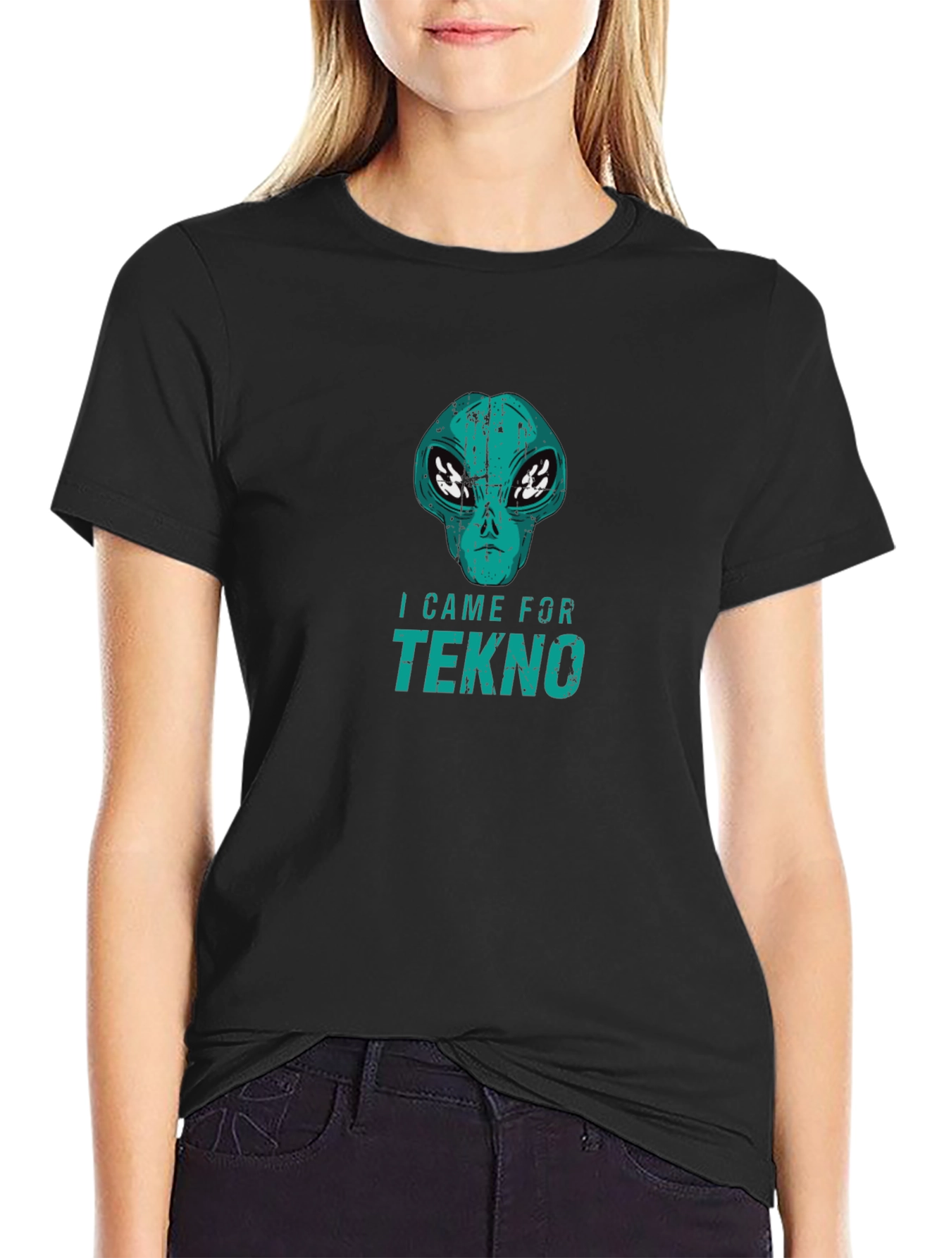 I Came For Tekno Alien Graphic T-Shirt