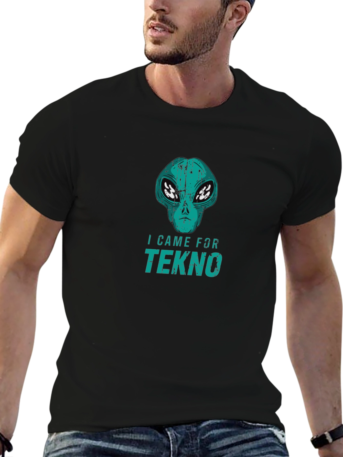 I Came For Tekno Alien Graphic T-Shirt