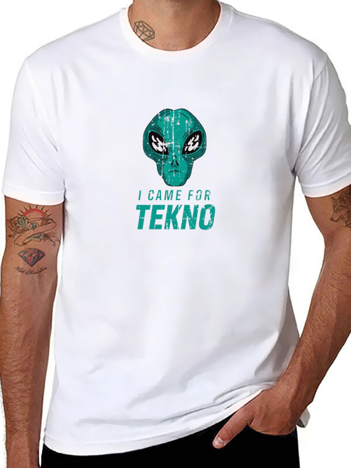 I Came For Tekno Alien Graphic T-Shirt