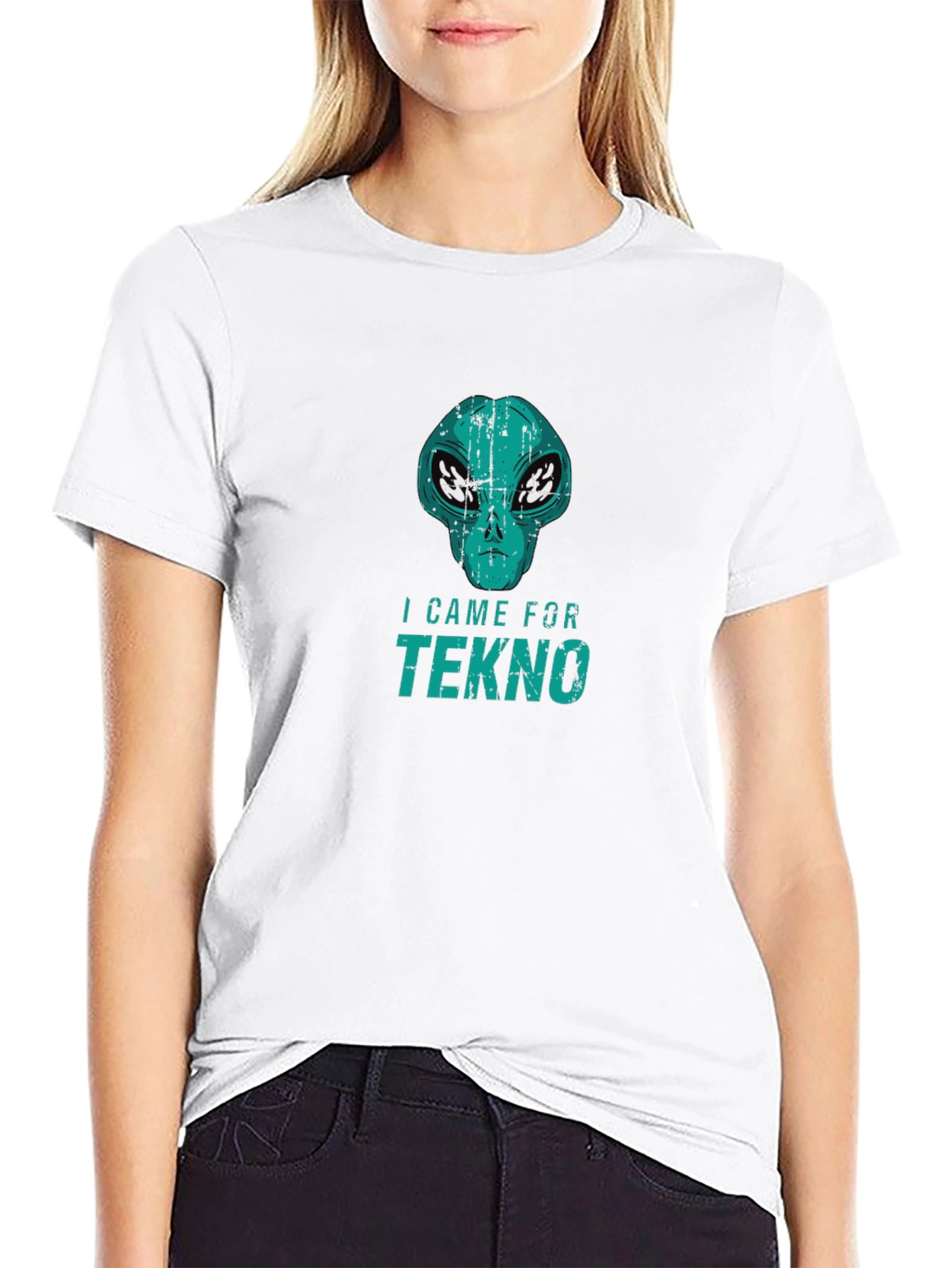 I Came For Tekno Alien Graphic T-Shirt