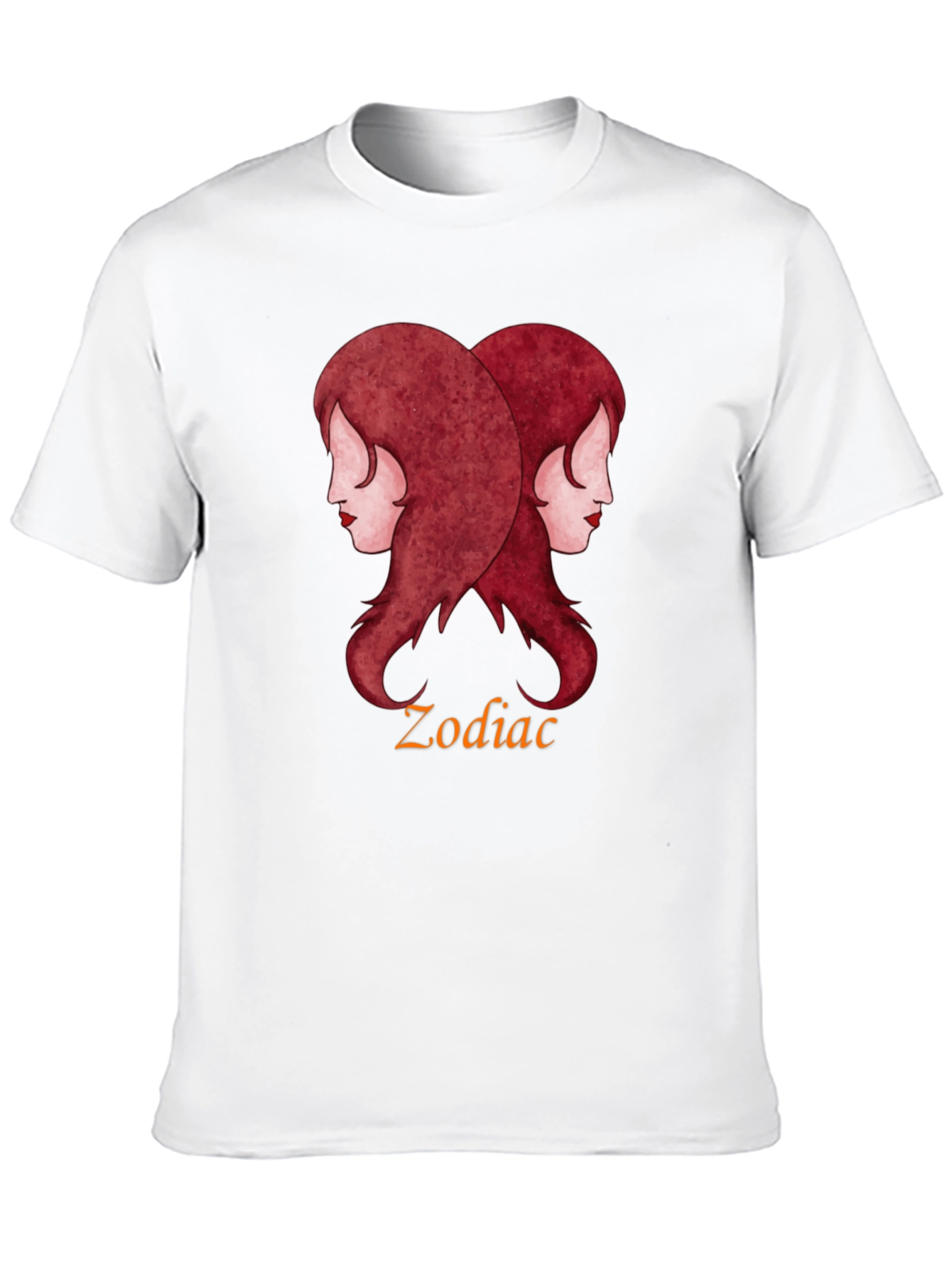 Gemini Zodiac Black T-Shirt