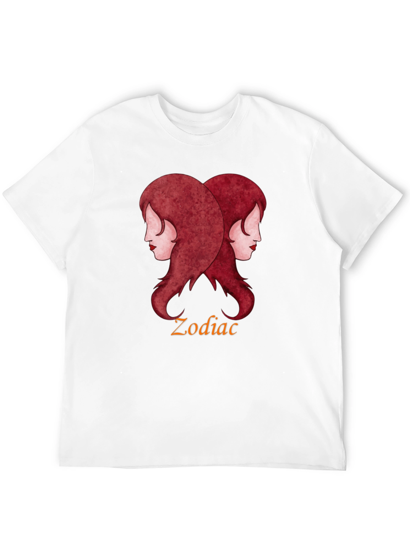 Gemini Zodiac Black T-Shirt